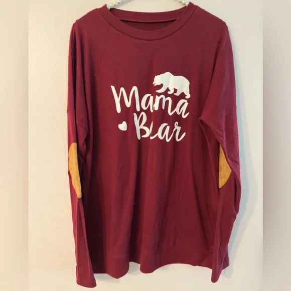 Mama Bear Oversized Long Sleeve Shirt - Picture 5 of 8
